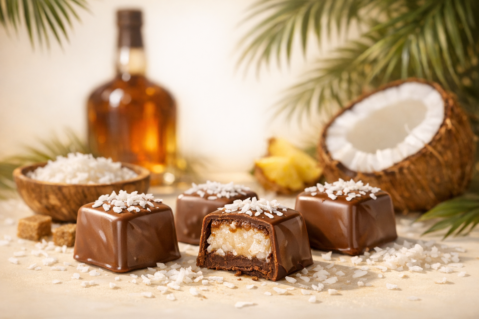 Pralinki z rumem z Karaibów