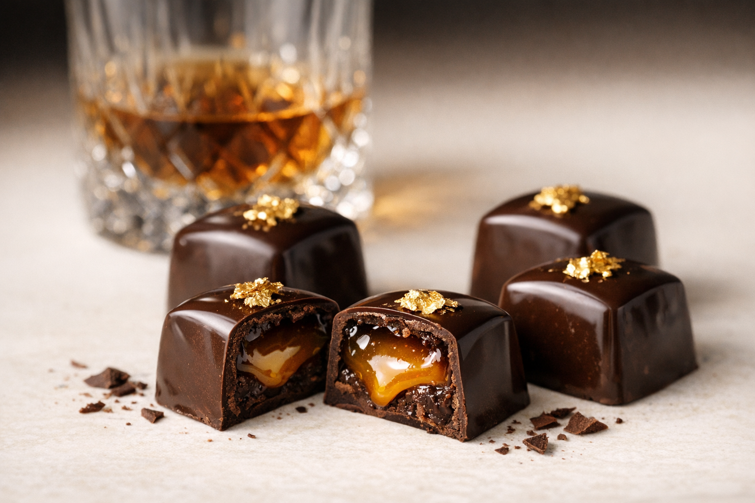 Pralinki z whisky szkocką single malt